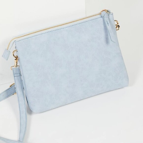 Free People Light Blue Crossbody Bag - Picture 3 of 10